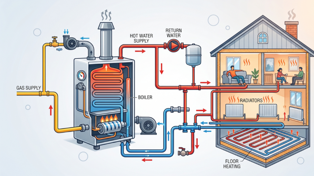 HVAC Boiler System Work